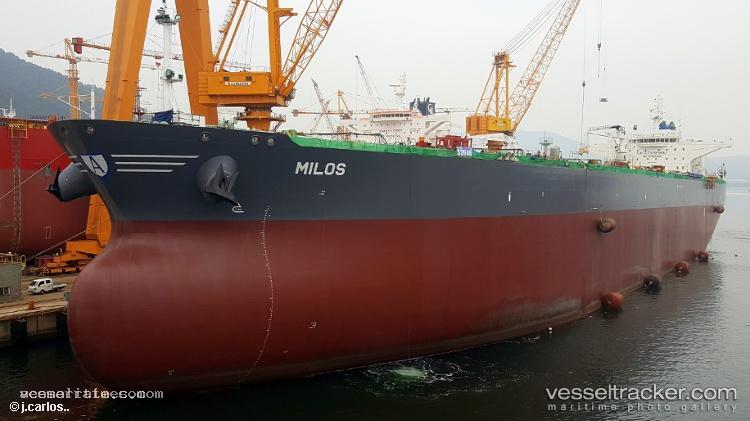 Milos - Crude Oil Tanker vessel registered in Greece