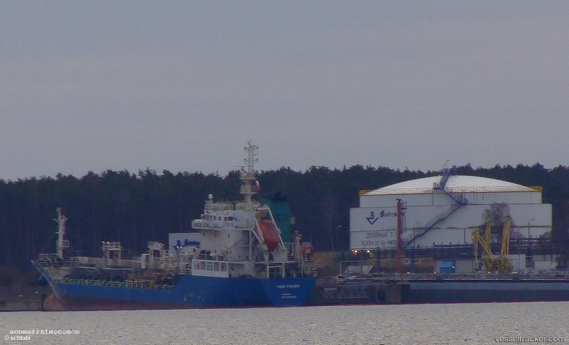 Kobe-Pionier - Chemical Oil Products Tanker vessel registered in Faeroe Islands