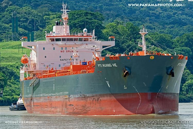 Pti-Huang-He - Chemical Oil Products Tanker vessel registered in Hong Kong