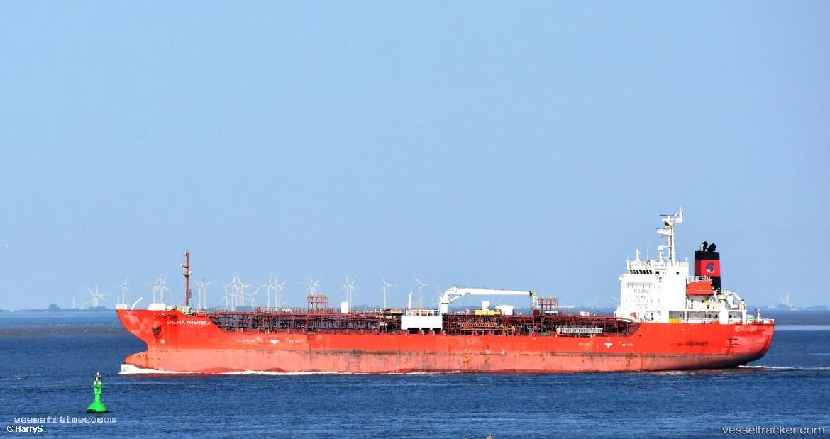 Sigaia-Theresa - Chemical Oil Products Tanker vessel registered in Norway