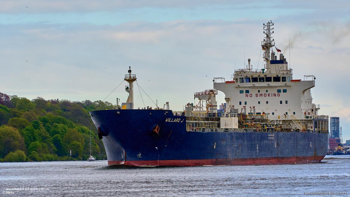 Willard-J - Chemical Oil Products Tanker vessel registered in Marshall Islands