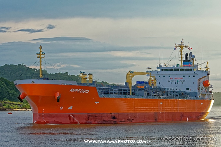 Arpeggio - Chemical Oil Products Tanker vessel registered in Singapore