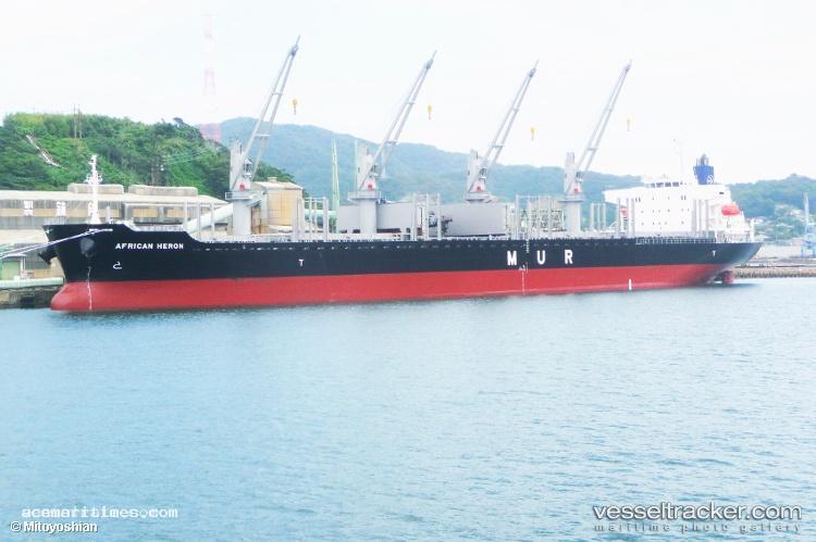 African-Heron - Bulk Carrier vessel registered in Bahamas