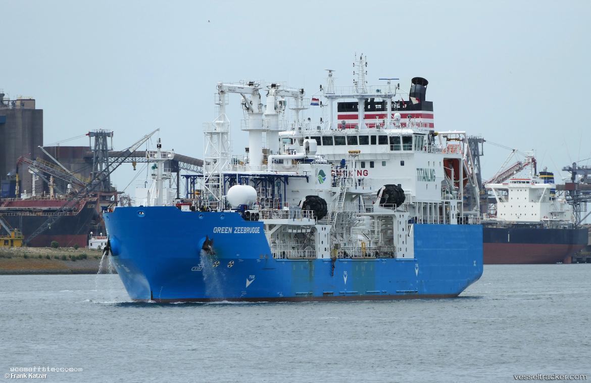 Green-Zeebrugge - Service Ship vessel registered in Belgium