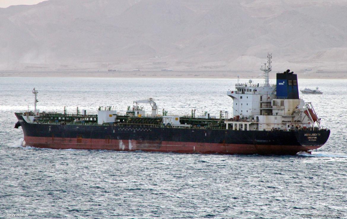 Asia-Liberty - Chemical Oil Products Tanker vessel registered in Singapore