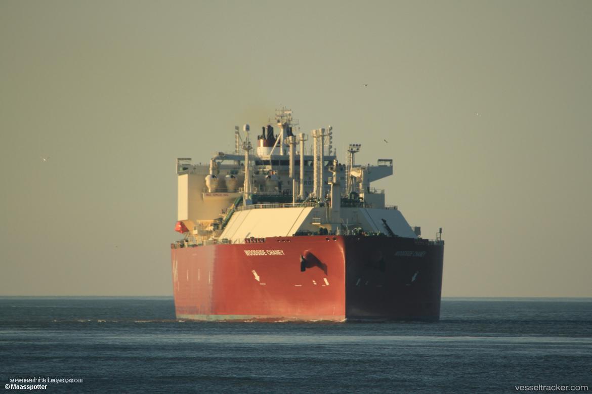 Woodside-Chaney - Lng Tanker vessel registered in Greece