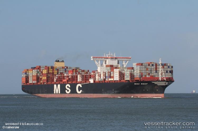 Msc-Reef - Container Ship vessel registered in Liberia
