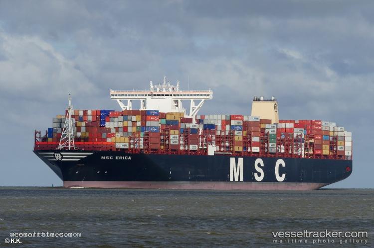 Msc-Erica - Container Ship vessel registered in Liberia