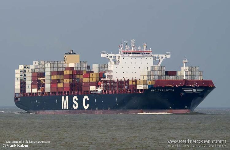 Msc-Carlotta - Container Ship vessel registered in Liberia