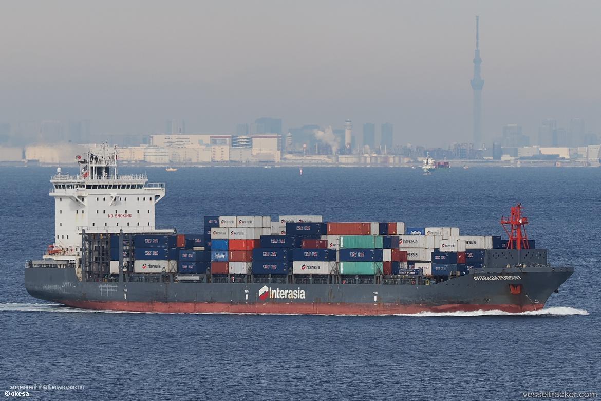 Interasia-Pursuit - Container Ship vessel registered in Singapore
