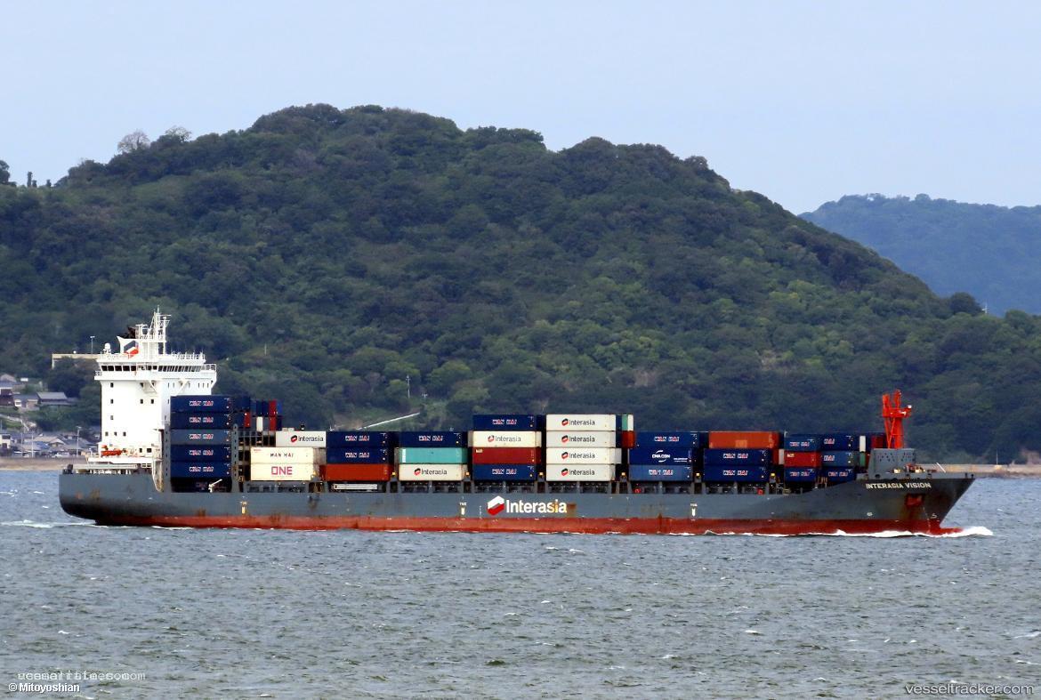 Interasia-Vision - Container Ship vessel registered in Singapore