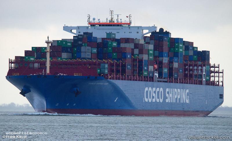 Cosco-Shipping-Andes - Container Ship vessel registered in Hong Kong