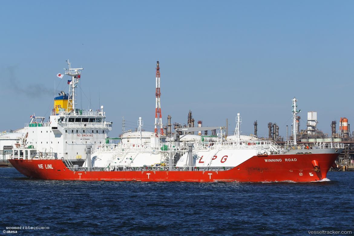 Winning-Road - Lpg Tanker vessel registered in Panama