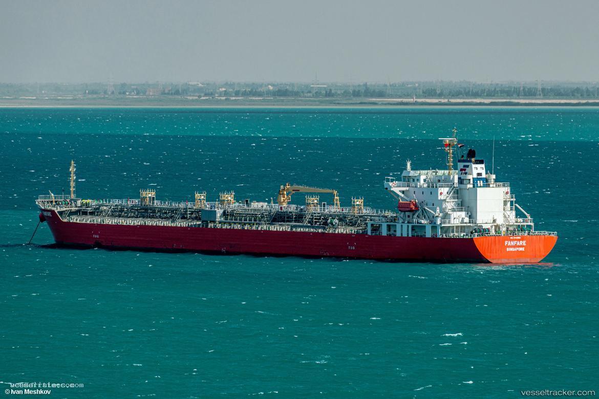 Fanfare - Chemical Oil Products Tanker vessel registered in Singapore