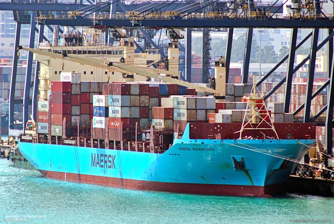 Maersk-Nusantara - Container Ship vessel registered in Singapore