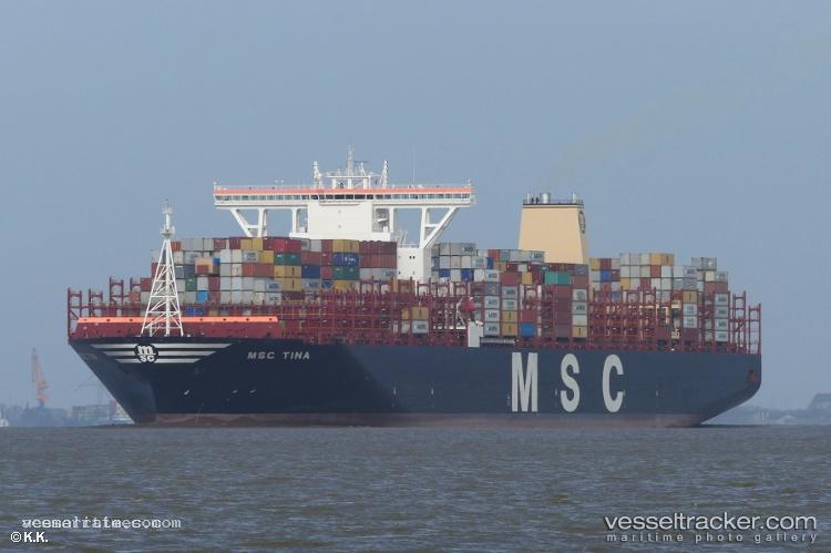 Msc-Tina - Container Ship vessel registered in Liberia
