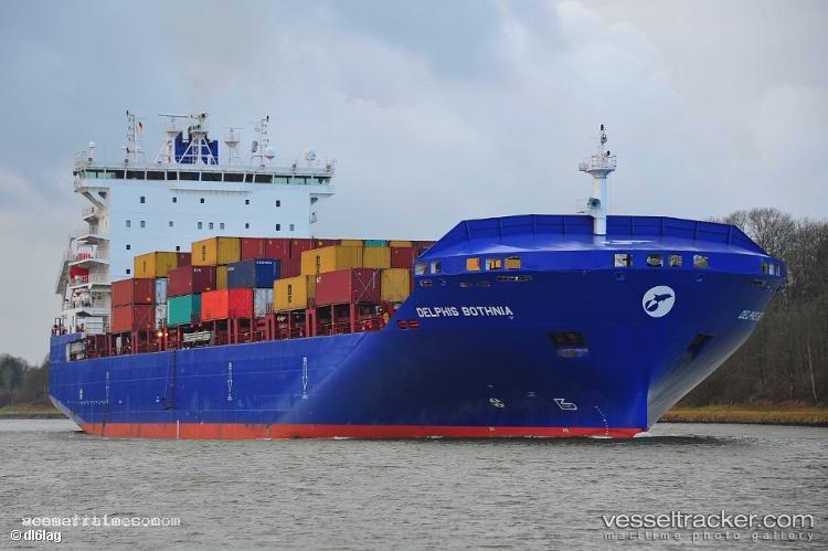 Delphis-Bothnia - Container Ship vessel registered in Hong Kong