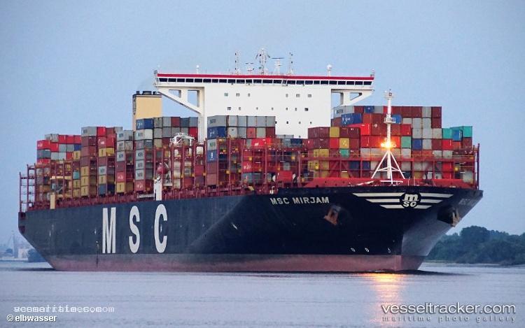 Msc-Mirjam - Container Ship vessel registered in Liberia