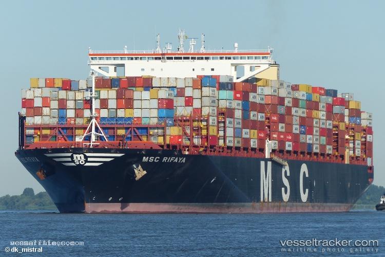 Msc-Rifaya - Container Ship vessel registered in Liberia