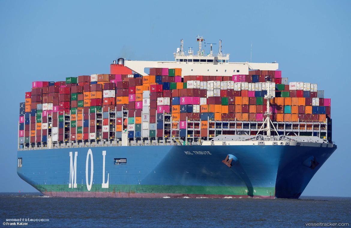 One-Tribute - Container Ship vessel registered in Japan