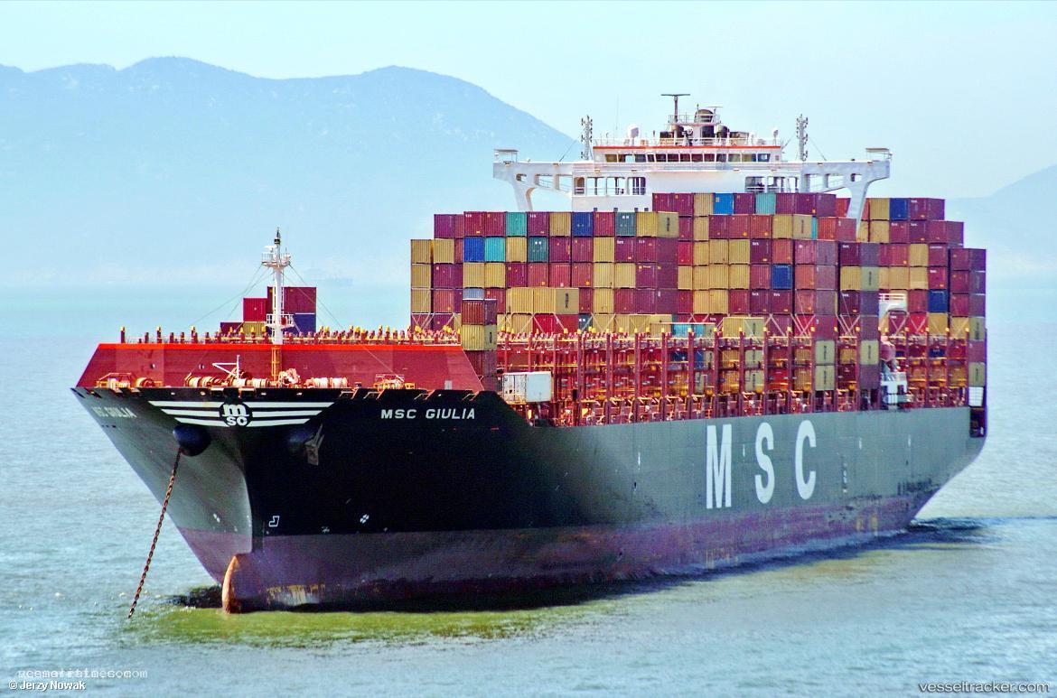 Msc-Giulia - Container Ship vessel registered in Portugal