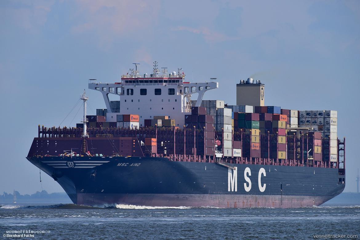 Msc-Aino - Container Ship vessel registered in Liberia