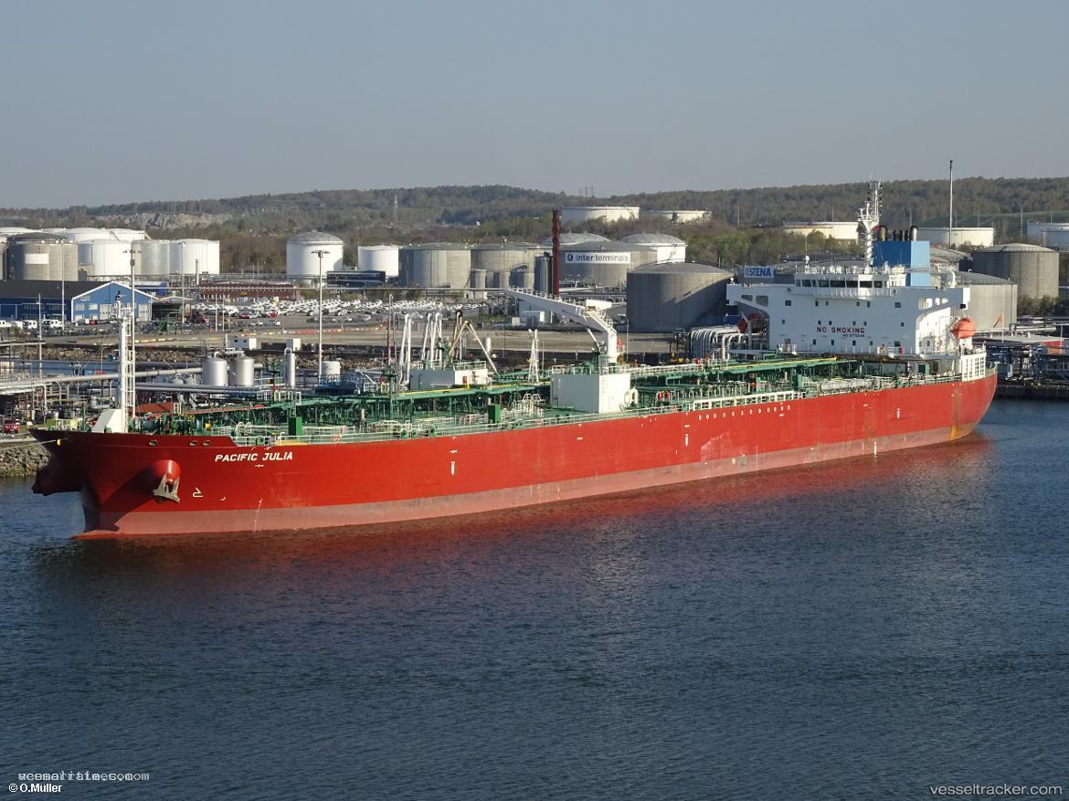 Pacific-Julia - Chemical Oil Products Tanker vessel registered in Marshall Islands