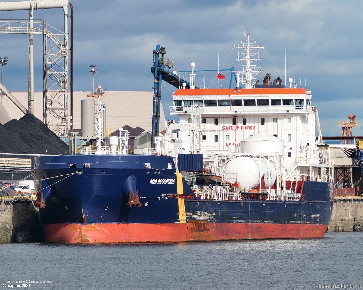 Mia-Desgagnes - Chemical Oil Products Tanker vessel registered in Canada