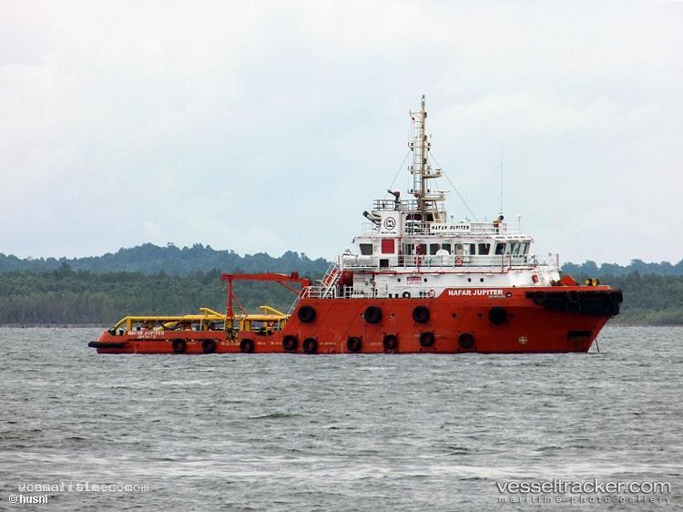 Hafar-Jupiter - Service Ship vessel registered in Indonesia
