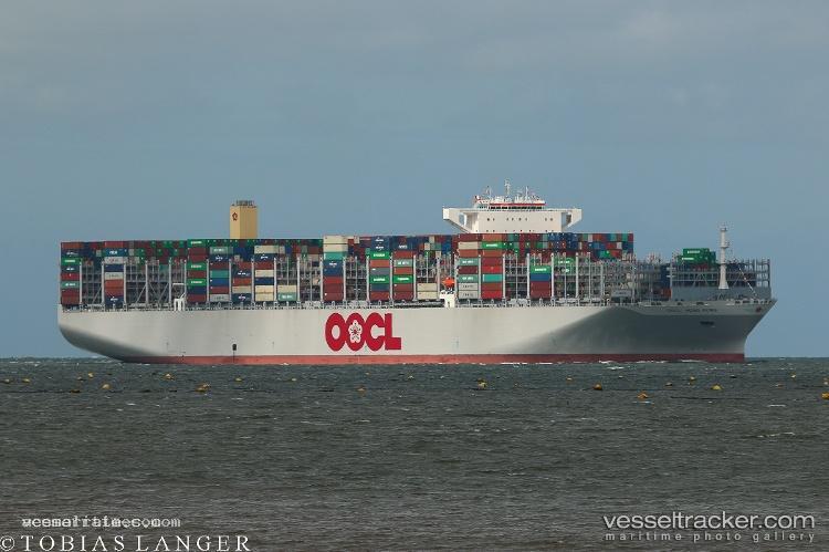 Oocl-Hongkong - Container Ship vessel registered in Hong Kong
