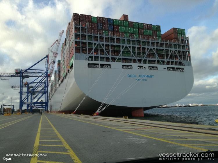 Oocl-Germany - Container Ship vessel registered in Hong Kong