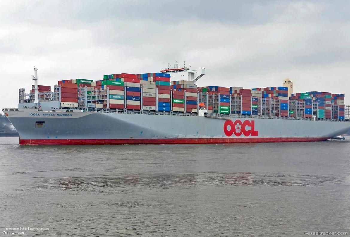 Oocl-United-Kingdom - Container Ship vessel registered in Hong Kong