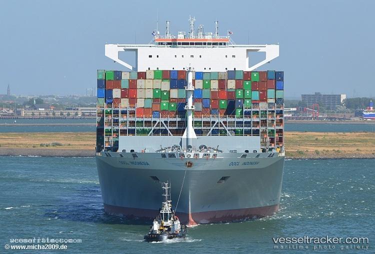 Oocl-Indonesia - Container Ship vessel registered in Hong Kong