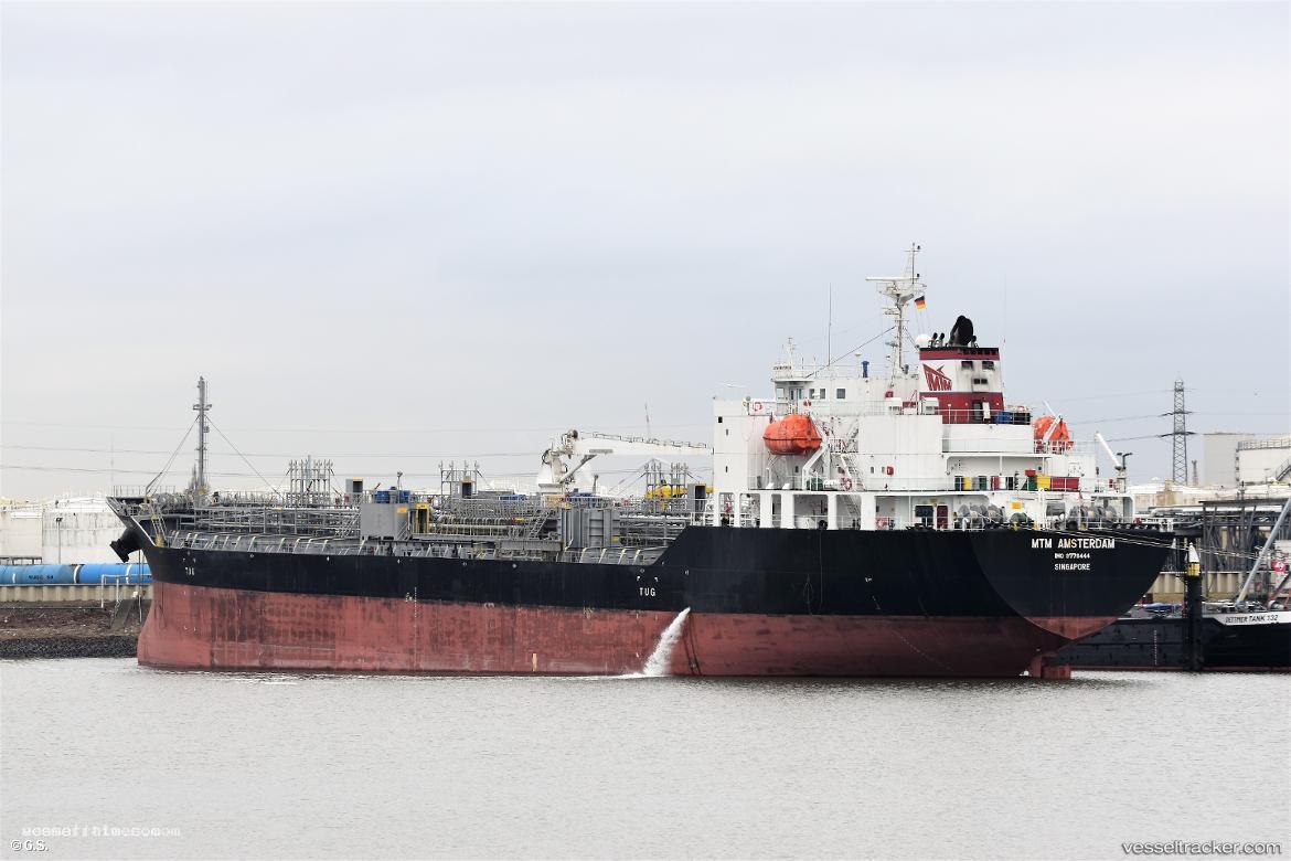 Mtm-Amsterdam - Chemical Oil Products Tanker vessel registered in Singapore