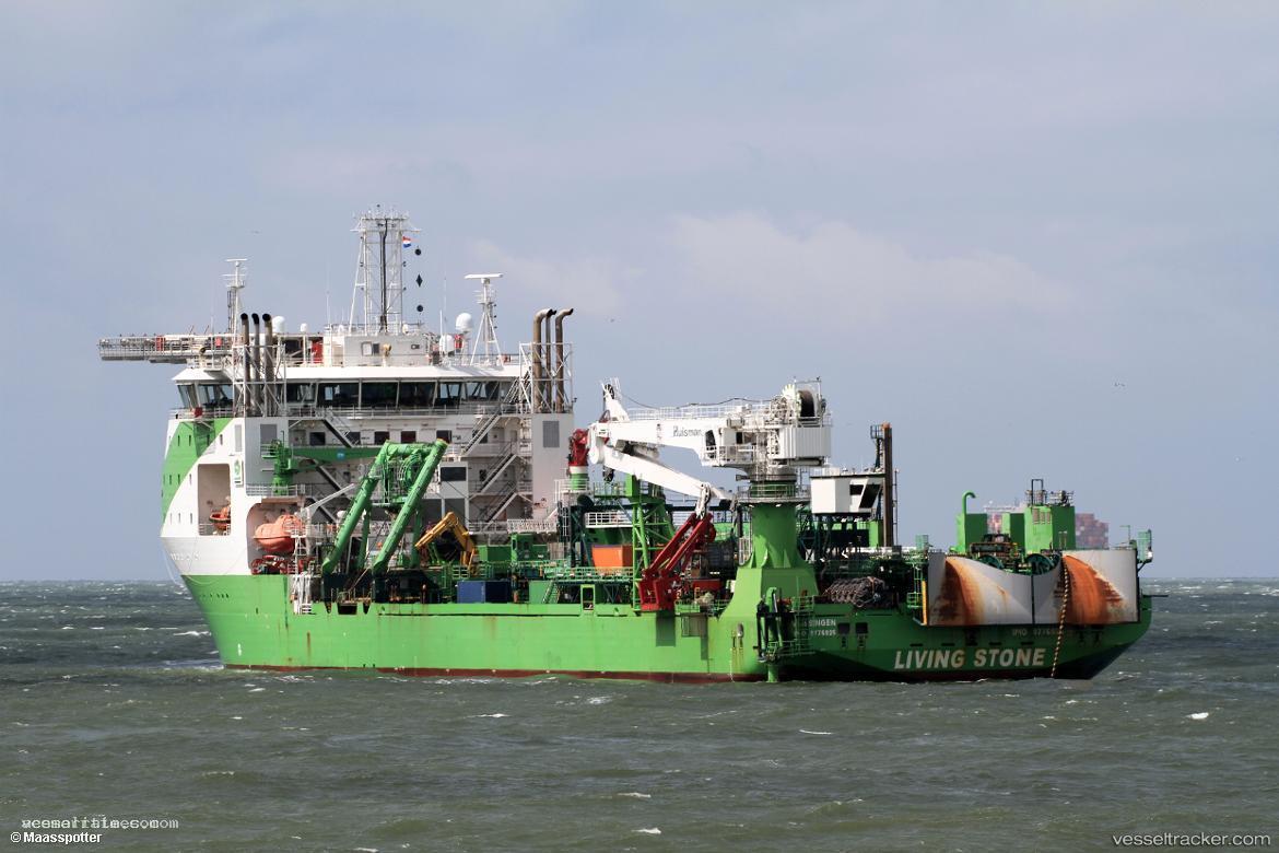 Living-Stone - Cable Layer vessel registered in Netherlands