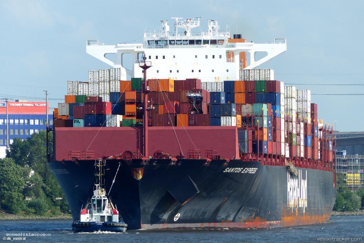 Santos-Express - Container Ship vessel registered in Germany