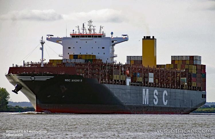 Msc-Madhu-B - Container Ship vessel registered in Portugal