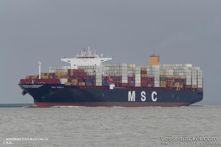 Msc-Yashi-B - Container Ship vessel registered in Portugal