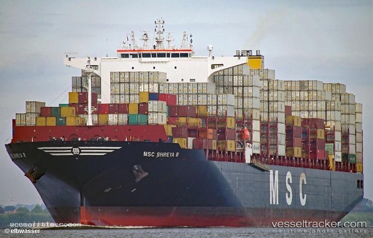 Msc-Shreya-B - Container Ship vessel registered in Portugal