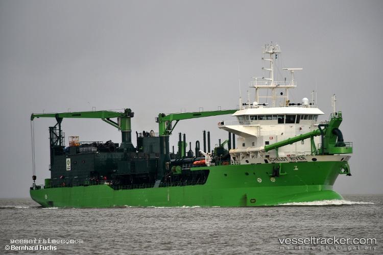 Scheldt-River - Hopper Dredger vessel registered in Belgium