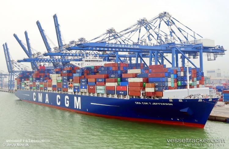 Cma-Cgm-T.jefferson - Container Ship vessel registered in Malta