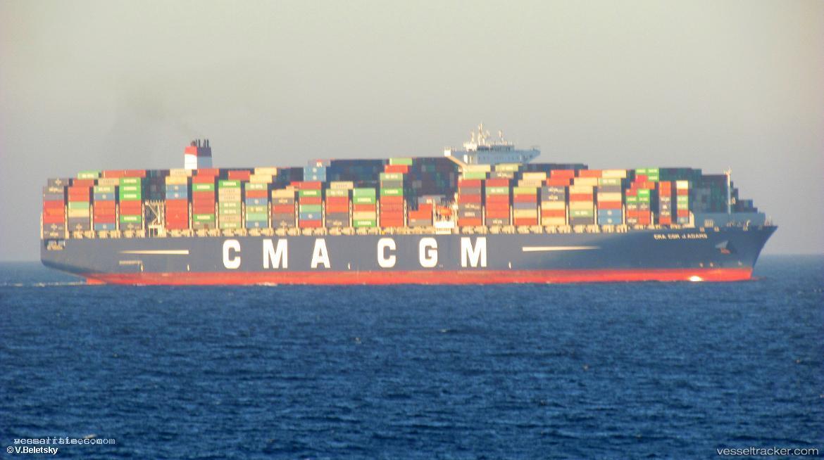 Cma-Cgm-J.-Adams - Container Ship vessel registered in Malta