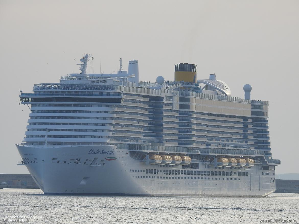 Costa-Smeralda - Cruise Ship vessel registered in Italy