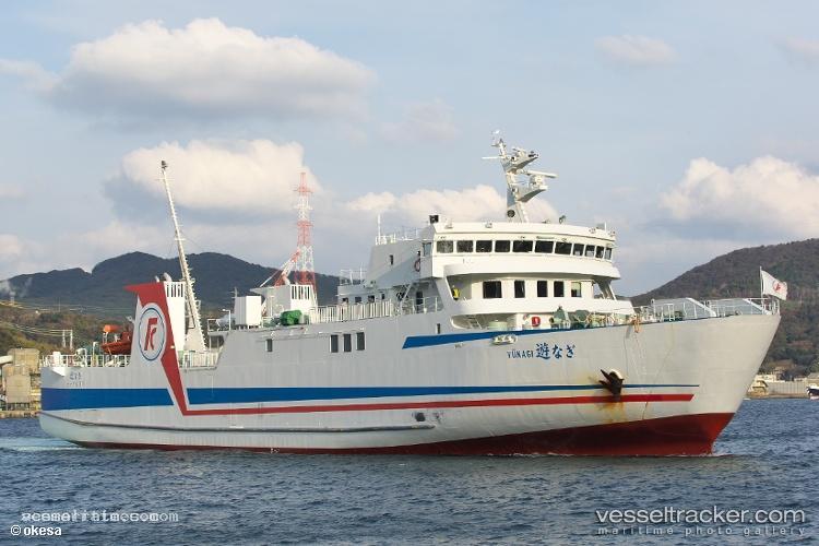 Yunagi - Passenger Ro Ro Cargo Ship vessel registered in Japan
