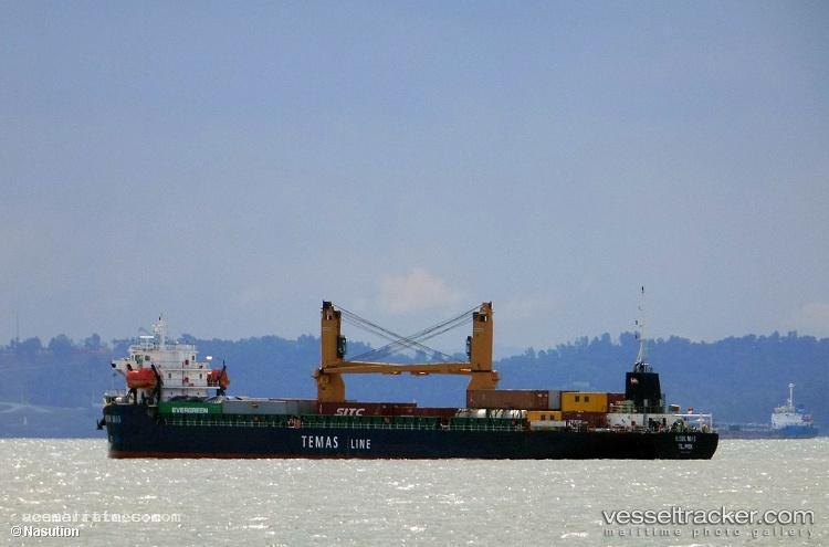 Mv.kisik-Mas - Container Ship vessel registered in Indonesia
