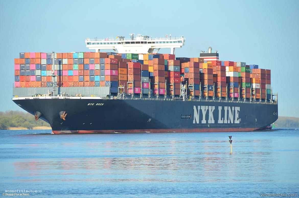 One-Wren - Container Ship vessel registered in Japan
