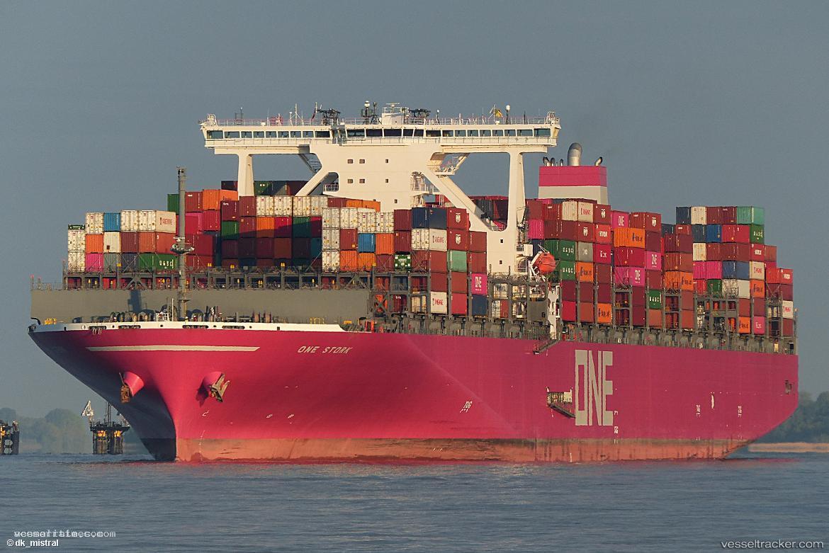 One-Stork - Container Ship vessel registered in Japan