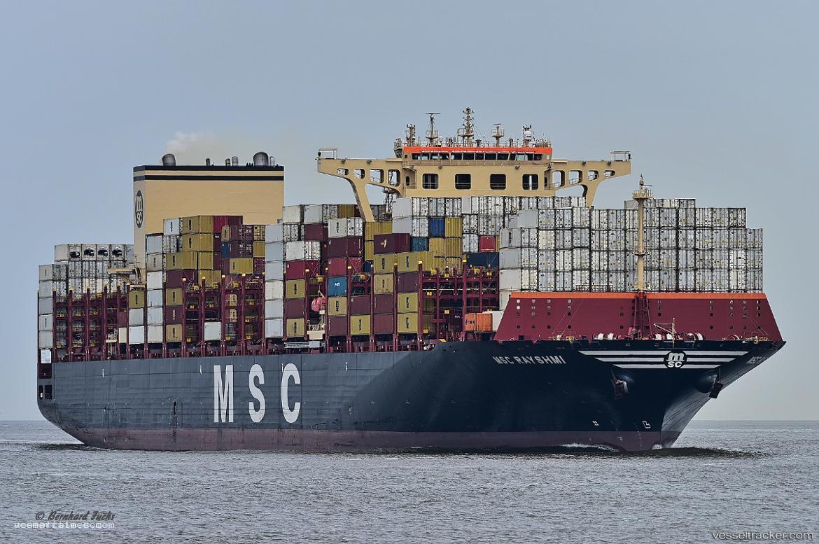 Msc-Rayshmi - Container Ship vessel registered in Liberia