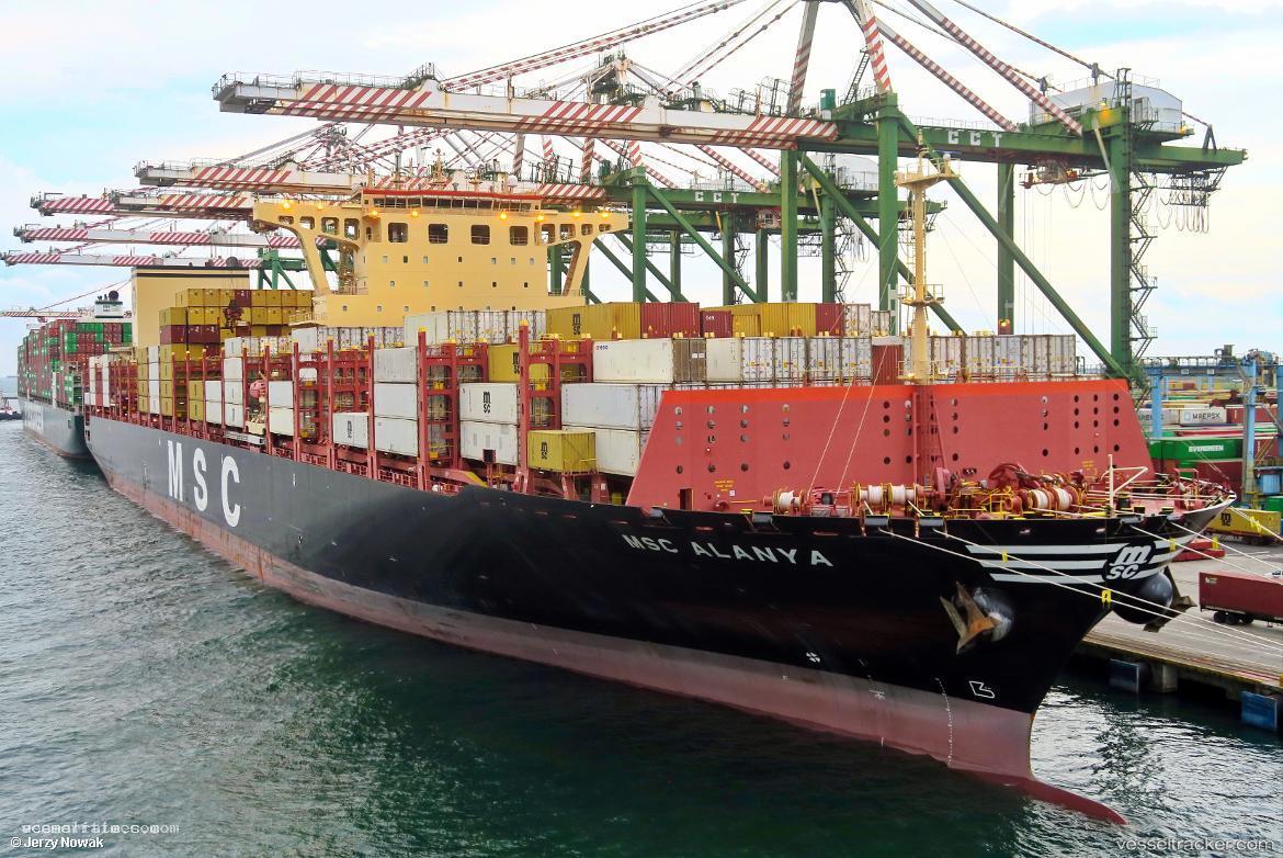 Msc-Alanya - Container Ship vessel registered in Liberia