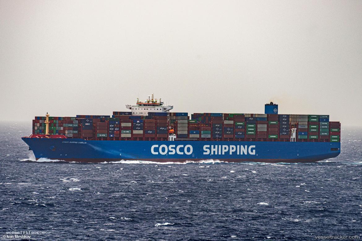 Cosco-Camellia - Container Ship vessel registered in Hong Kong